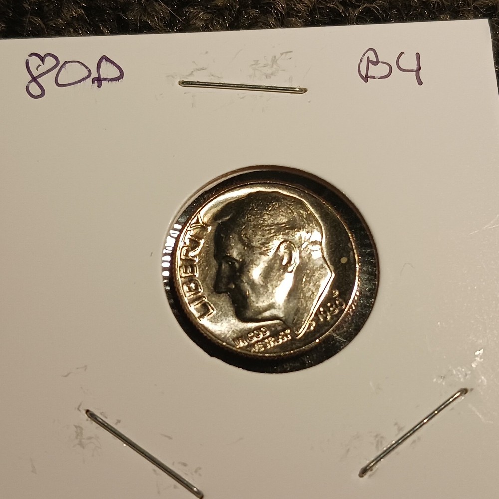 1980 D Roosevelt Dime BU