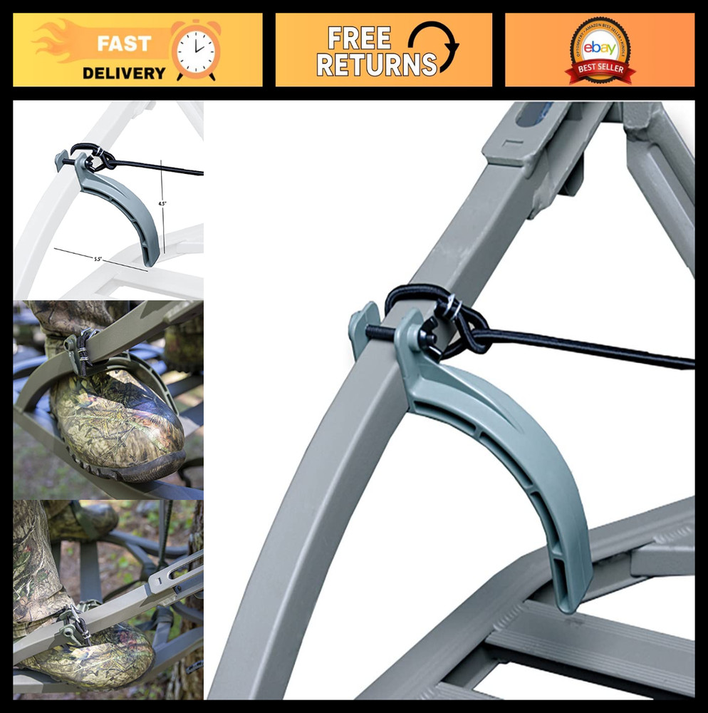 Rapid Climb Stirrups for Tree Stands - Adjustable, Secure, Lightweight (1 Pack)