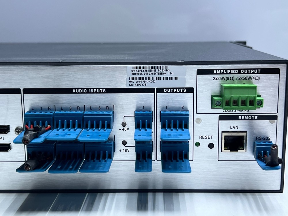 Extron IN1608 SA Scaling Presentation Switcher