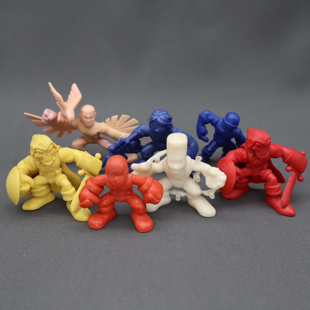 Marvel Super Hero Squad Wolverine Phoenix Hulk Thing 2 inch Figure Prototype