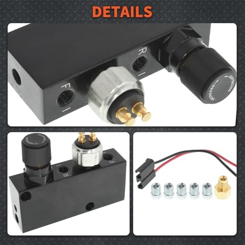 Adjustable Proportioning Valve & Distribution Block - Brake Disc/Drum with