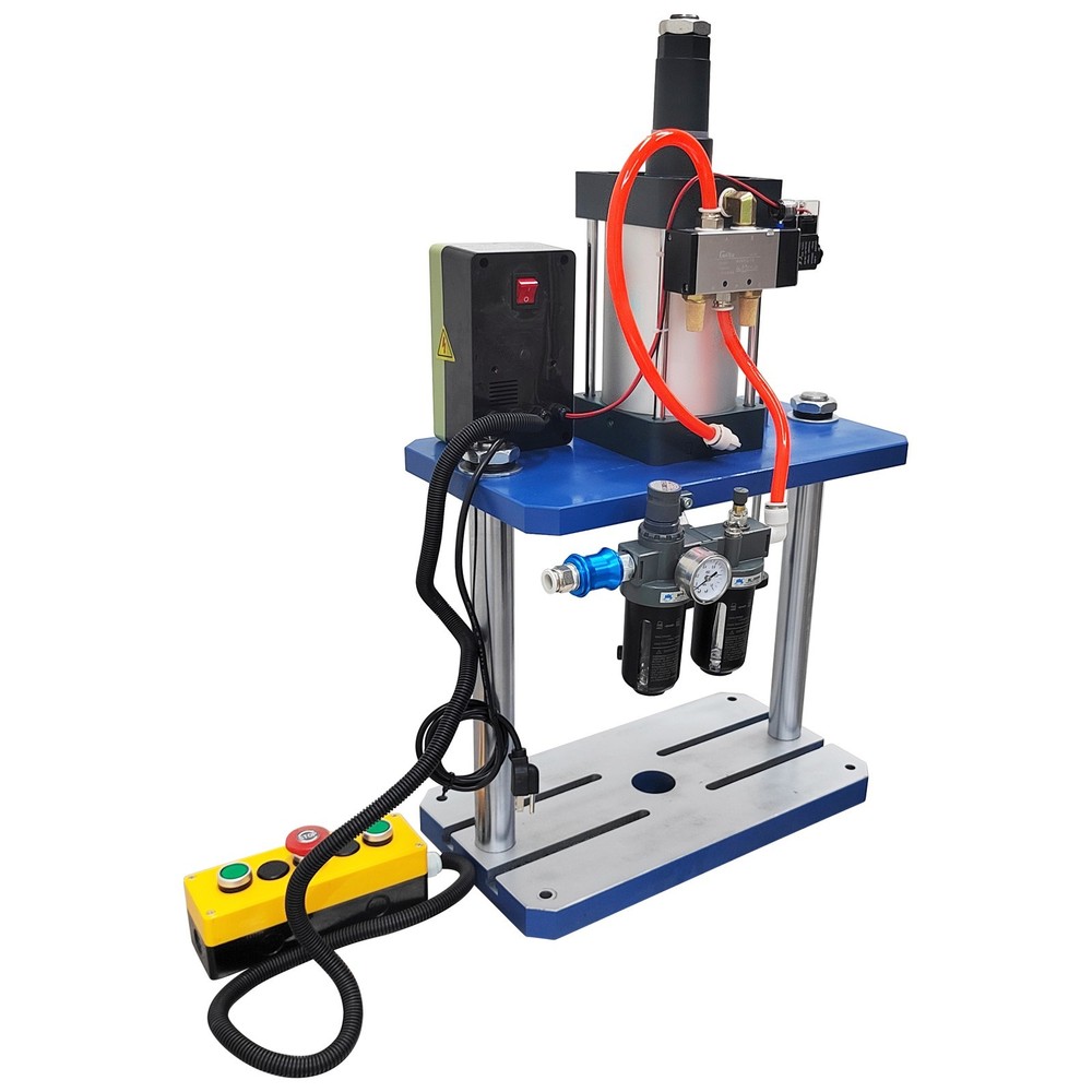110V 1763lb/800kg Pneumatic Punch Press Machine with Controller Adjustable