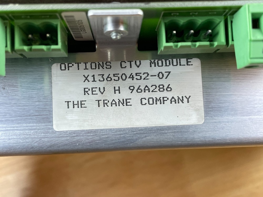 Trane X13650452-07 Options CTV Module, Rev H