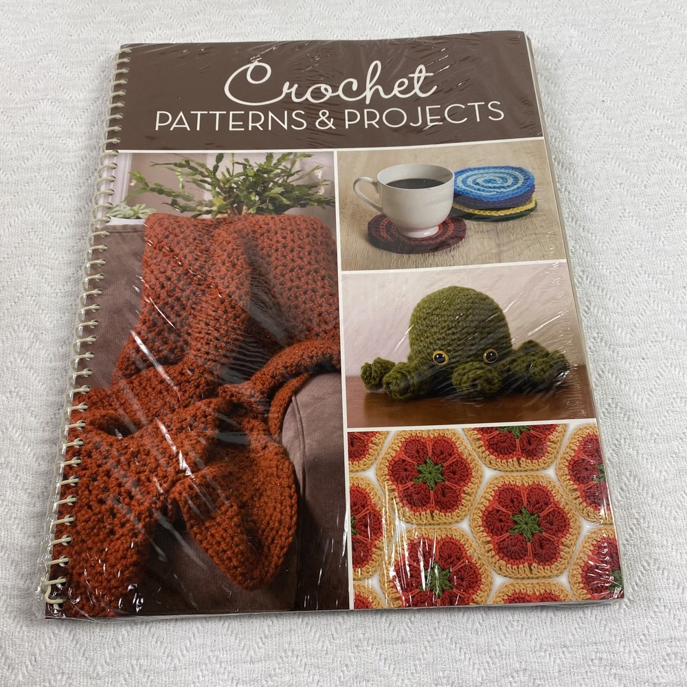 Crochet Techniques Tips Patterns Projects Spiral Books Set Beginner Guide Lot Ne