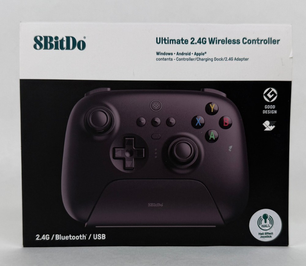 8BitDo Ultimate 2.4G Wireless Controller with Dock and Hall Effect Joystick OB