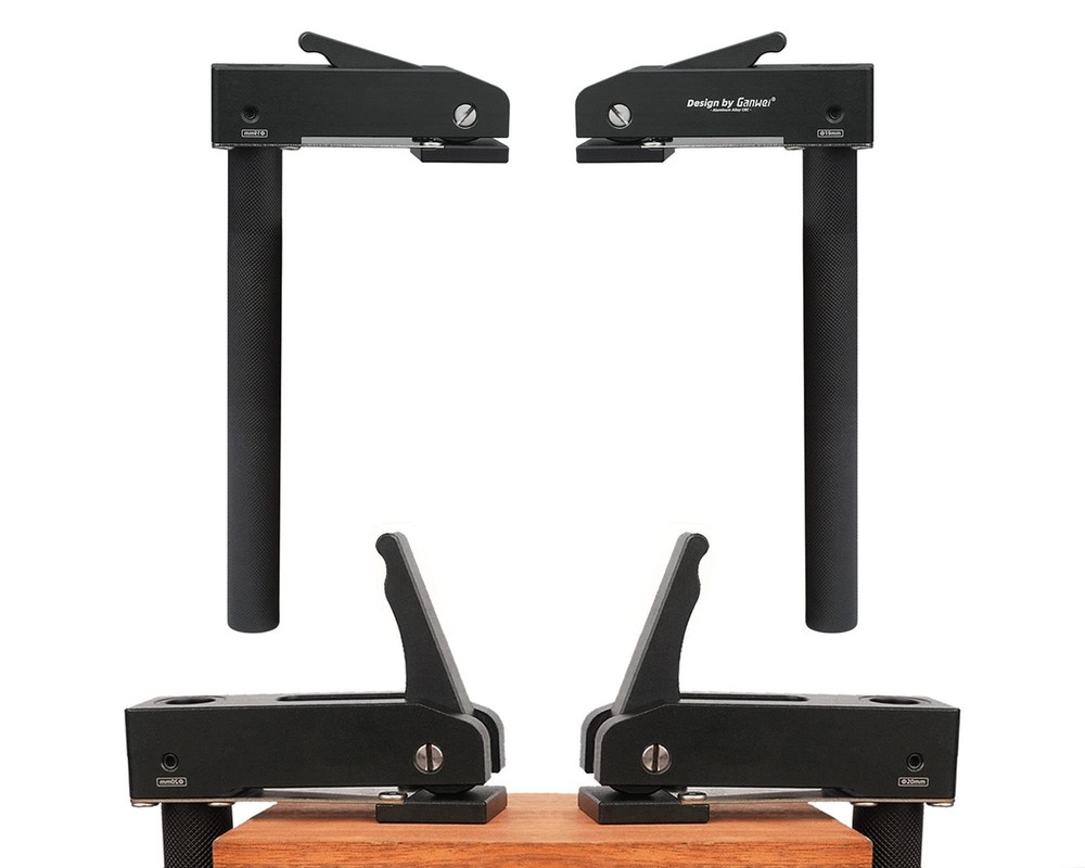 2 Pack Large MFT Bench Holdfast Woodworking Tools, 20mm Desktop Quick Acting ...