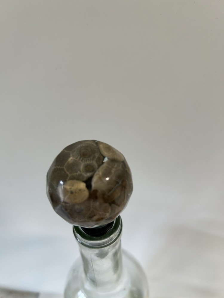 Petoskey Stone Wine Stopper + 2 More