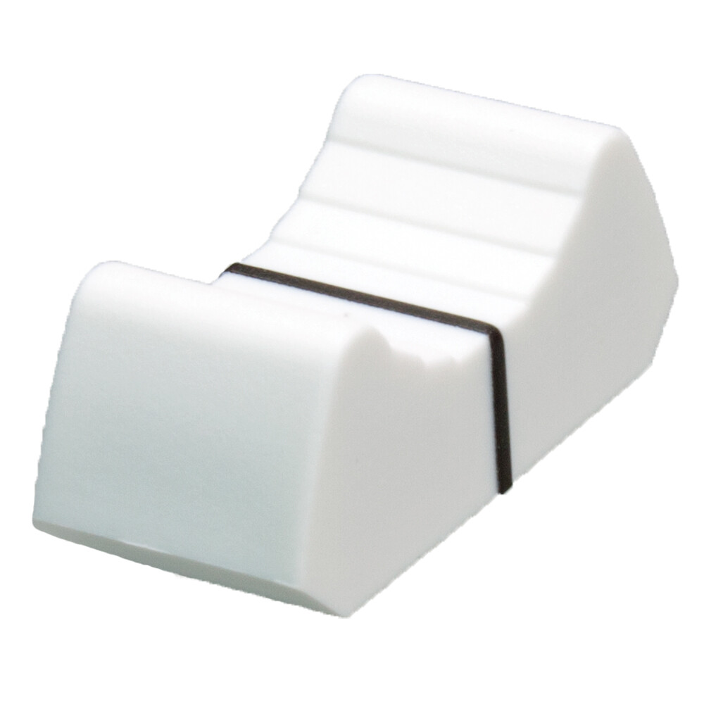 Sifam 2pcs FADER KNOBs CAPs WHITE 0.73" slider potentiometer replacement mixer