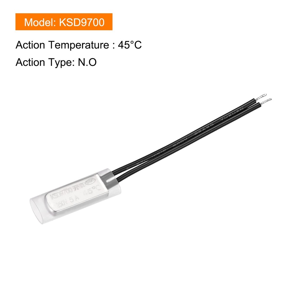 KSD9700 NO 45C Temperature Control Switch Thermostat Thermal Protector Switch