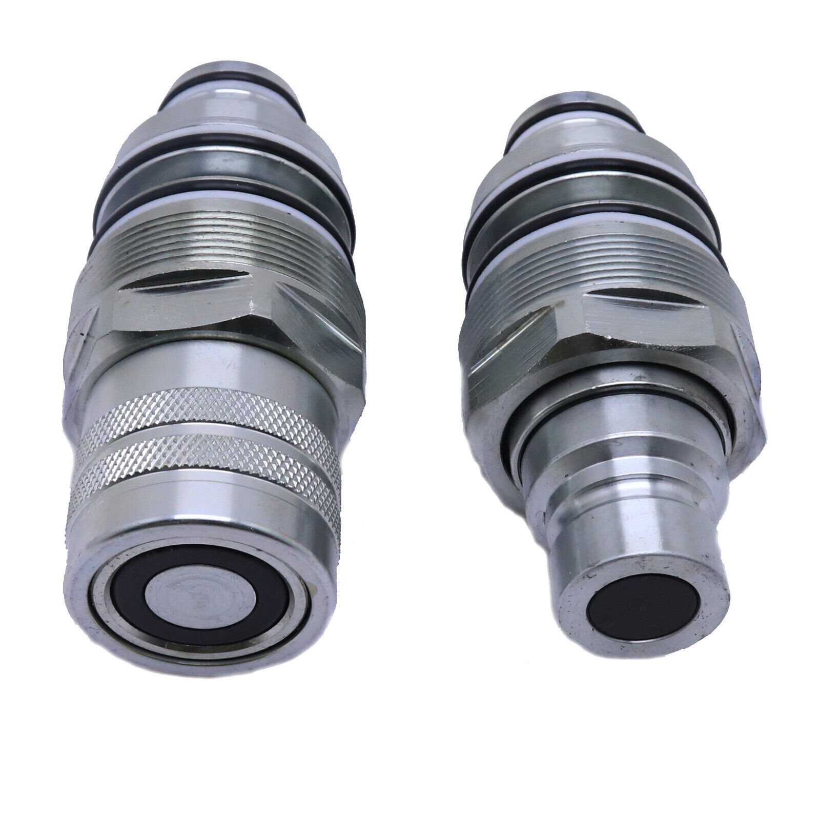 Male & Female Flat Face Coupler Kit for Bobcat 753 863 A220 A300 S205 S220 S250