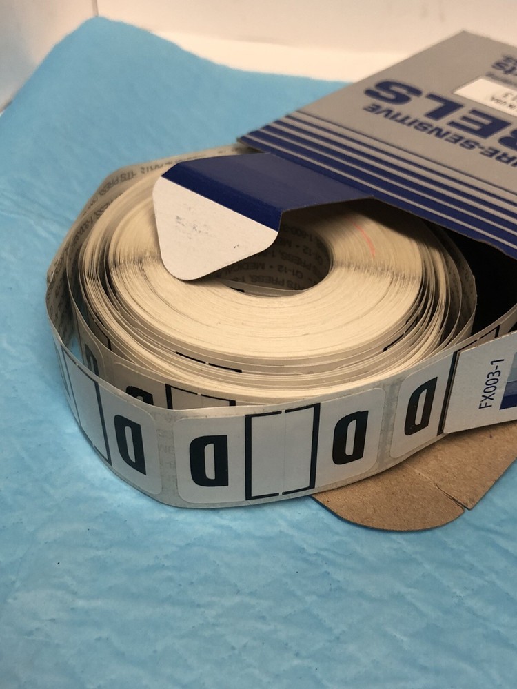 FILE LETTER D Code file folder labels in box -500 labels per box
