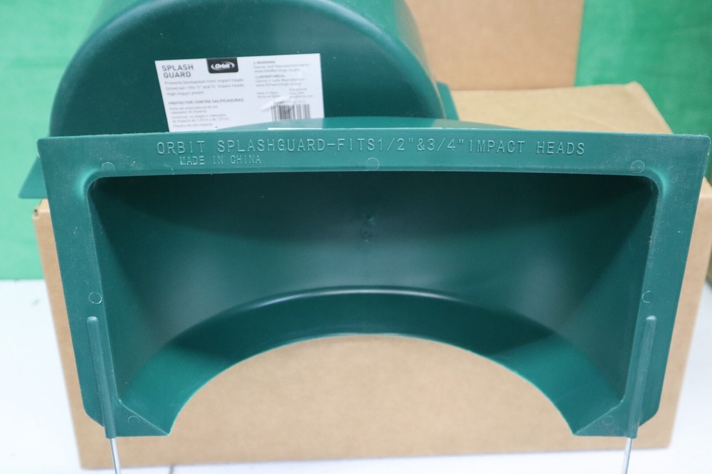 (4) Underground Sprinkler System Splash Guard, High-Impact Plastic
