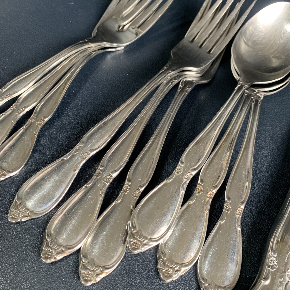 Oneida Community Chatelaine Stainless 3 Place Set (12 Total Pieces).