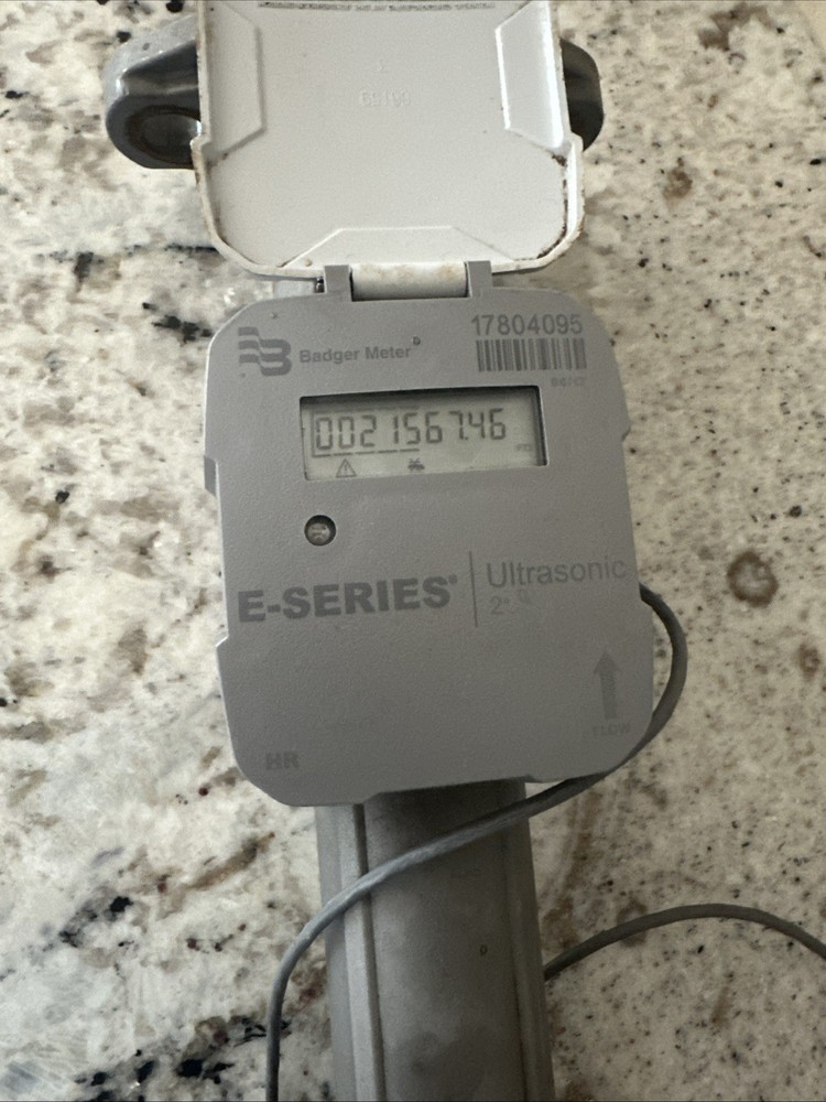 Badger Meter E-Series Ultrasonic 2'' Flow Rate Meter LCD