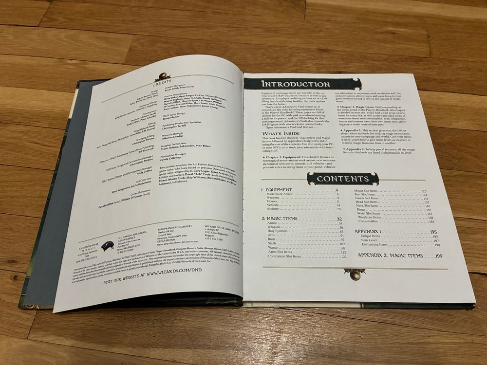 Dungeons & Dragons: Adventurer's Vault HC 4e Original