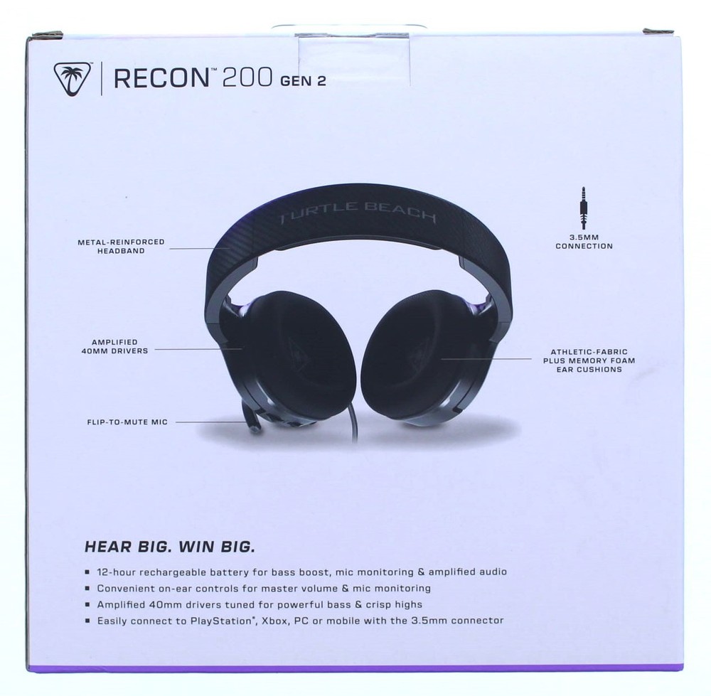 Turtle Beach Recon 200 GEN2 Wired Gaming Headset
