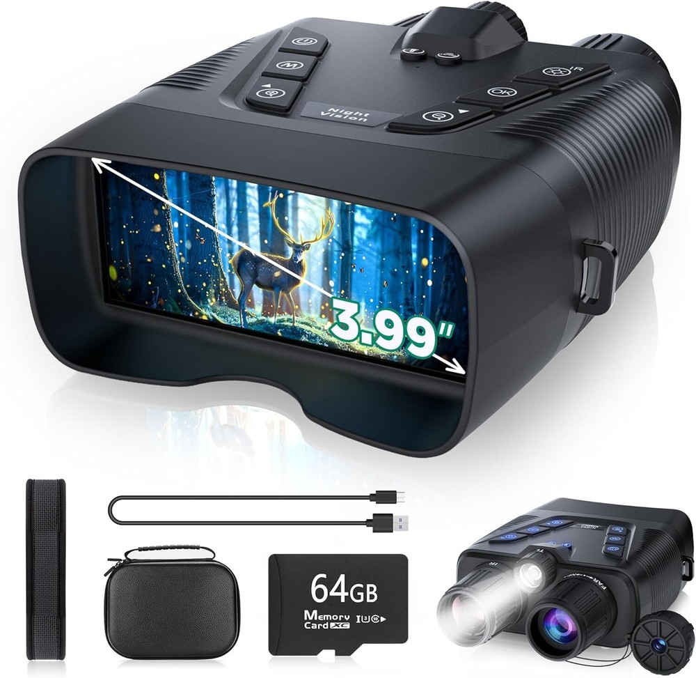 Night Vision Goggles, 58MP Full-Color