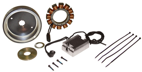 Complete Charging System 32 Amp For 70-99 Harley Shovelhead Evolution 17833