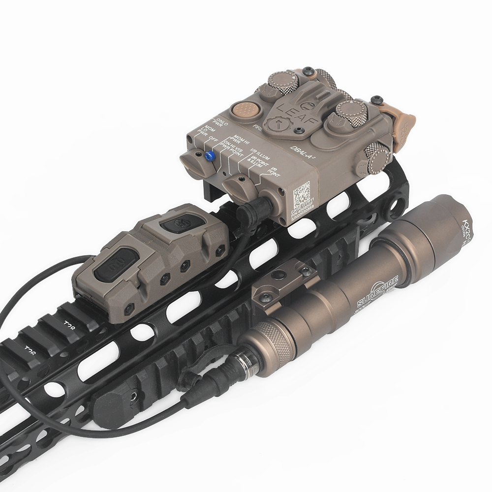 Tactical Flashlight Modbutton Switch Ramp Base Pressure Pad Slot Mount