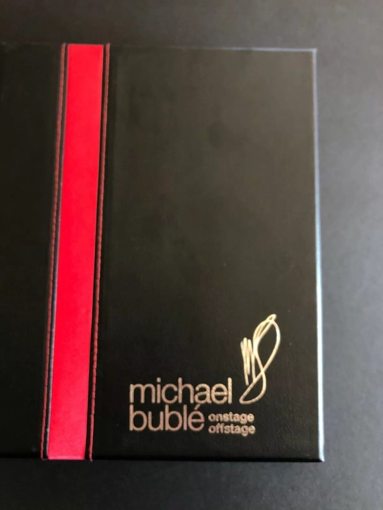 Signed Michael Buble Book Onstage Offstage Autographed