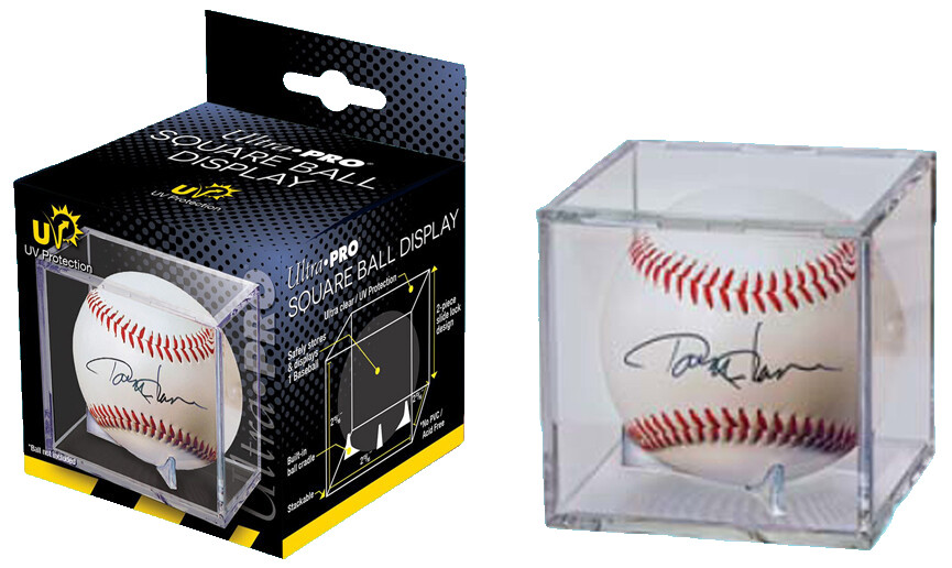 Ultra Pro UV Protected Baseball Holder with Stand Case Display Cube Ball