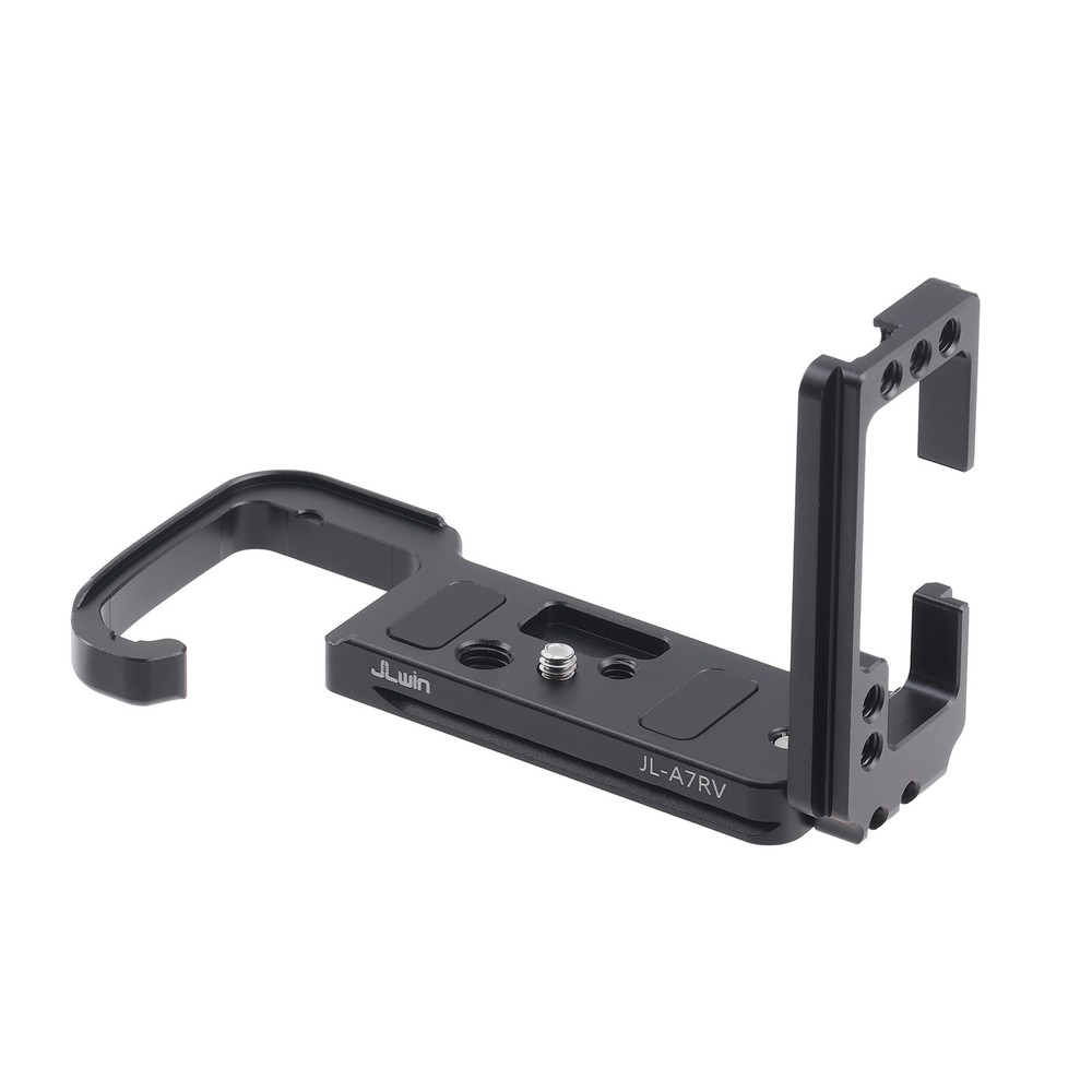 Black Vertical Quick Release Plate QR L Bracket for Sony Alpha a7R V Camera