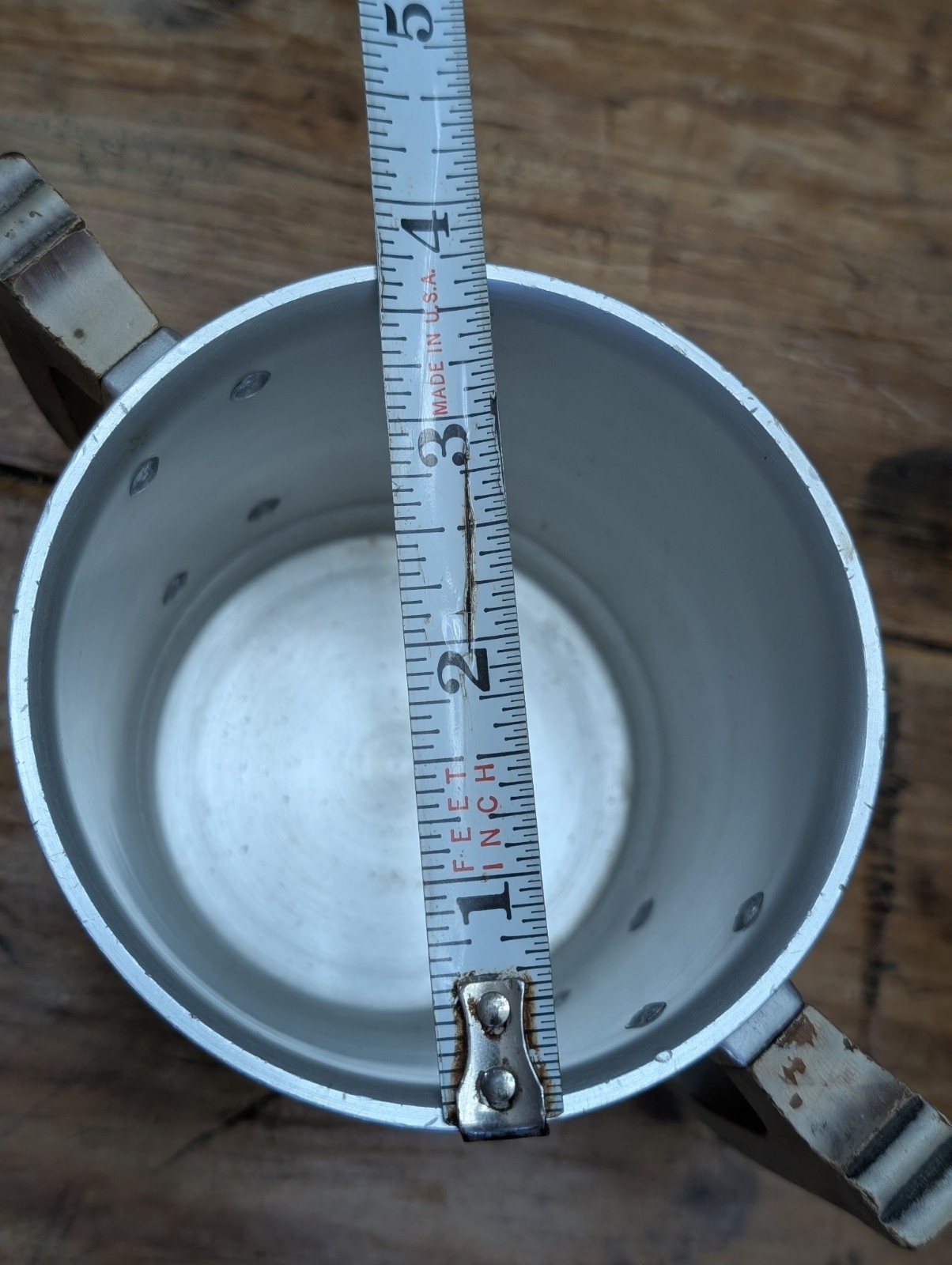 Vintage Aluminum Art Deco Wood Handles MCM Kensington Tea Coffee Set