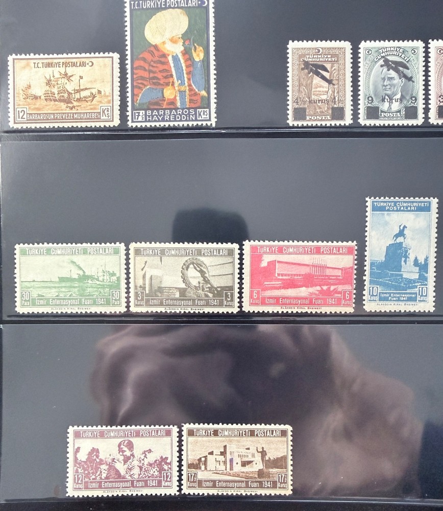 1941 TURKEY COMPLETE YEAR MNH STAMPS