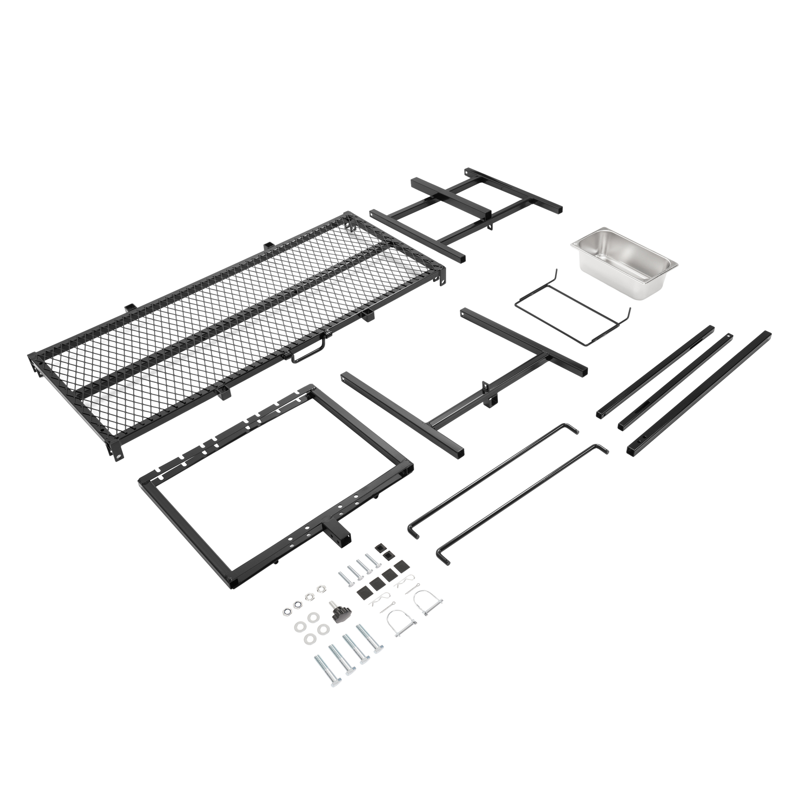 New Black Livestock Feeder Horned Milking Stand Adjustable For Goats & Sheep