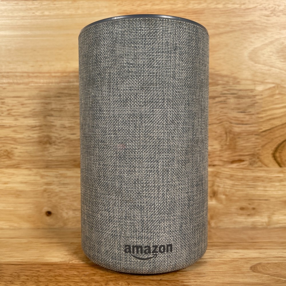 Amazon Echo (2nd Generation) Gray Dolby Powered Alexa-Enabled Smart Speaker