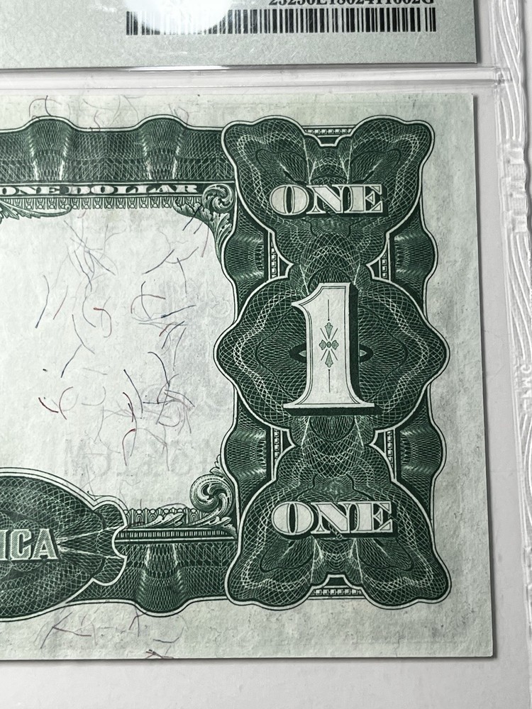 1899 $1 'Black Eagle' Silver Certificate PMG 50 EPQ TOP FAVORITE NOTE!!!