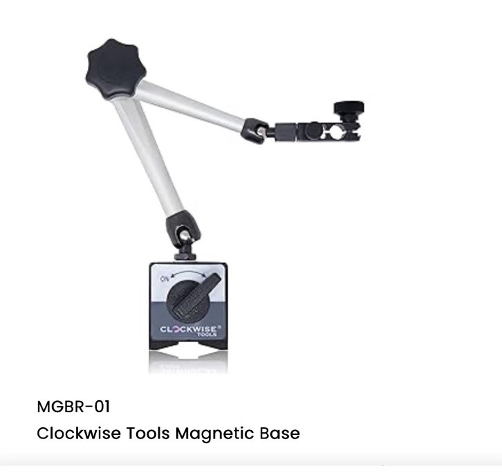 Clockwise Tools MGBR-01 M…tor Gauge Magnetic Base 176 LBS Max Pull