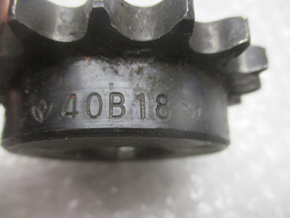 INDUSTRIAL SPARE 40B18 SPROCKET UNMP