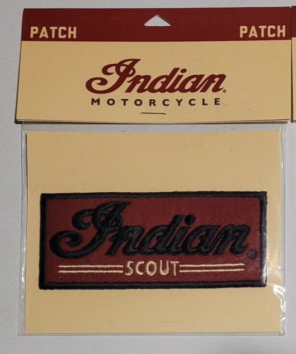 INDIAN MOTORCYCLE SCOUT PATCH