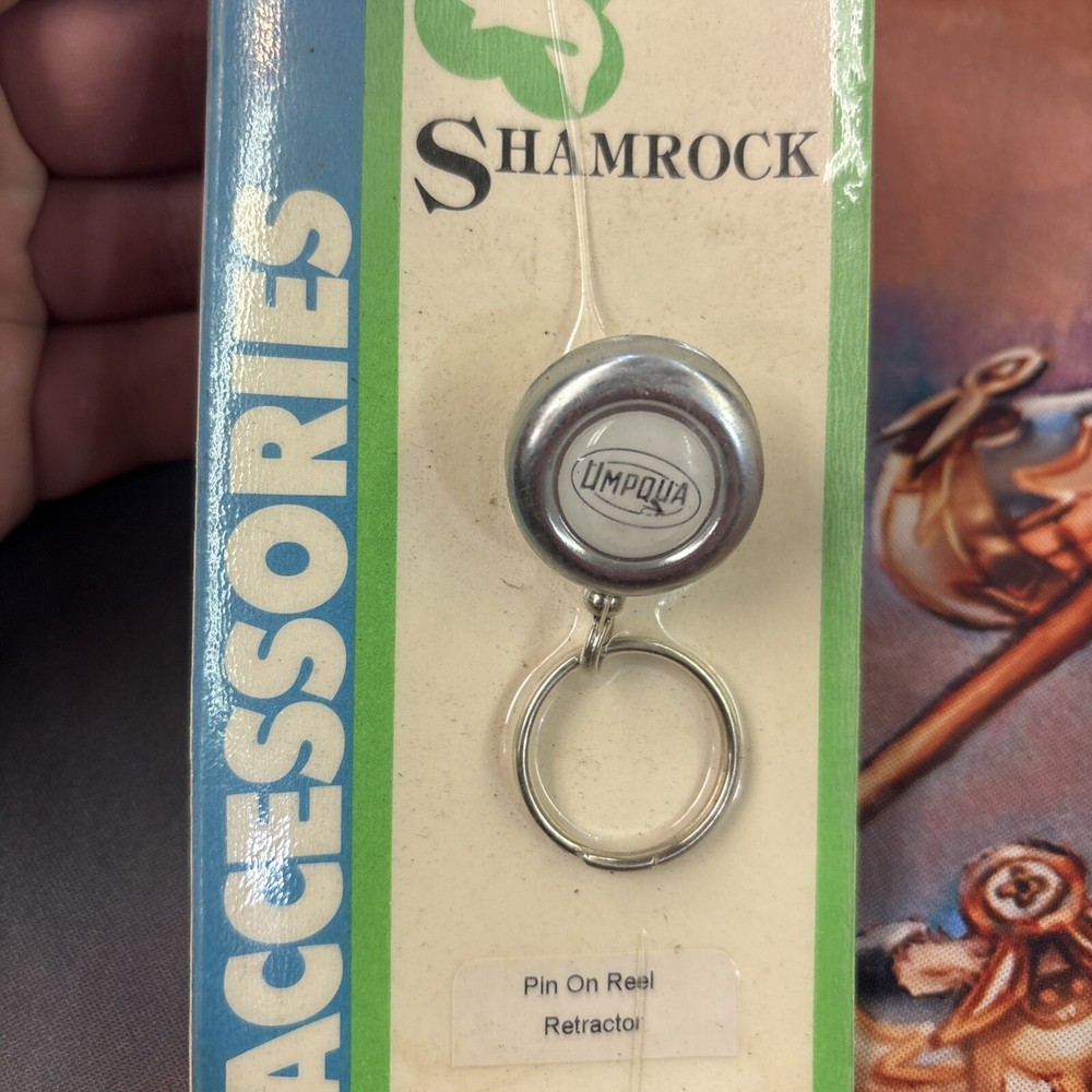 Shamrock Pin On Reel Retractor