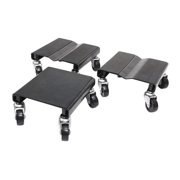 3pcs Snow Mobile Dolly Black