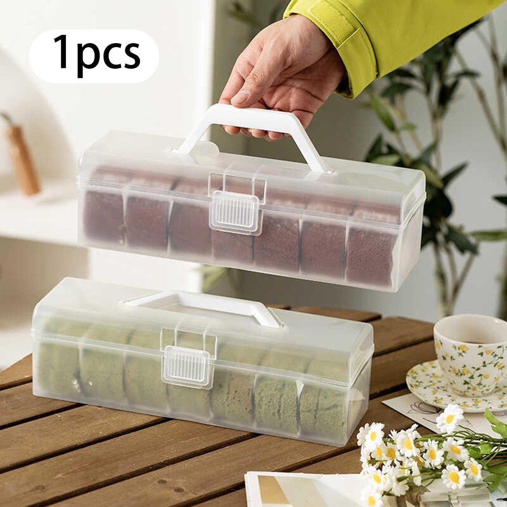 Portable Bread Box Cake Roll Box Bakery Boxes Reusable Bread Keeper Loaf Cake