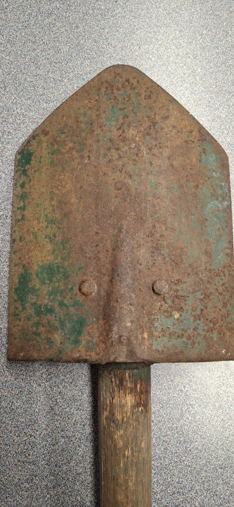 WW2 USMC M43 Entrenching Tool, Modified With Fixed Handle. Rare