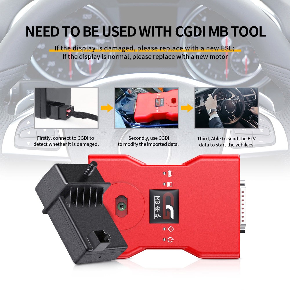 CGDI MB With Full Adapter Include EIS Test Line+ELV Simulator+ELV/AC/NEC Adapter