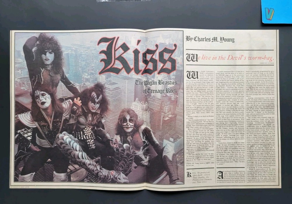 Kiss 5 Page Complete Article With Pictures 1977