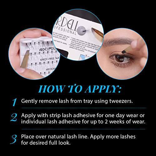 Ardell Individuals False Eye Lashes Combo Black 4 Pack