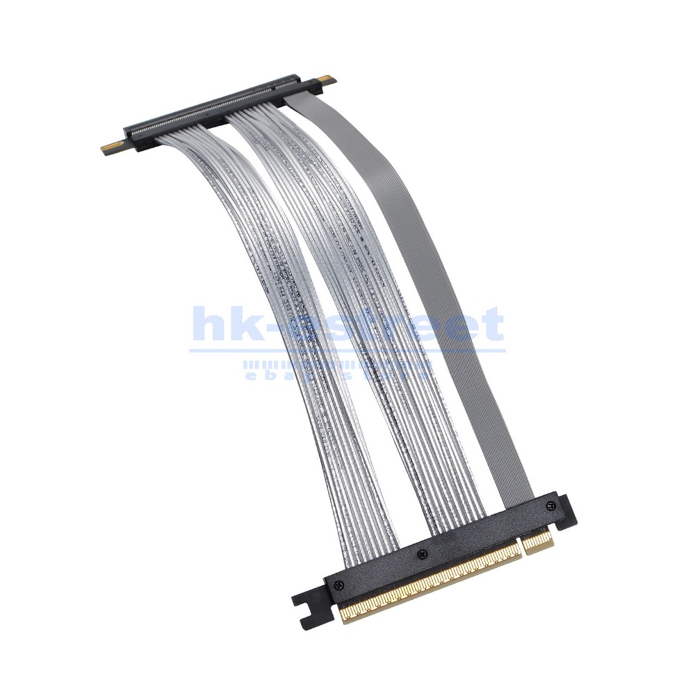 PCIE 4.0 16x Riser Graphics Card Extension Cable GPU Expansion Card 180 Degree