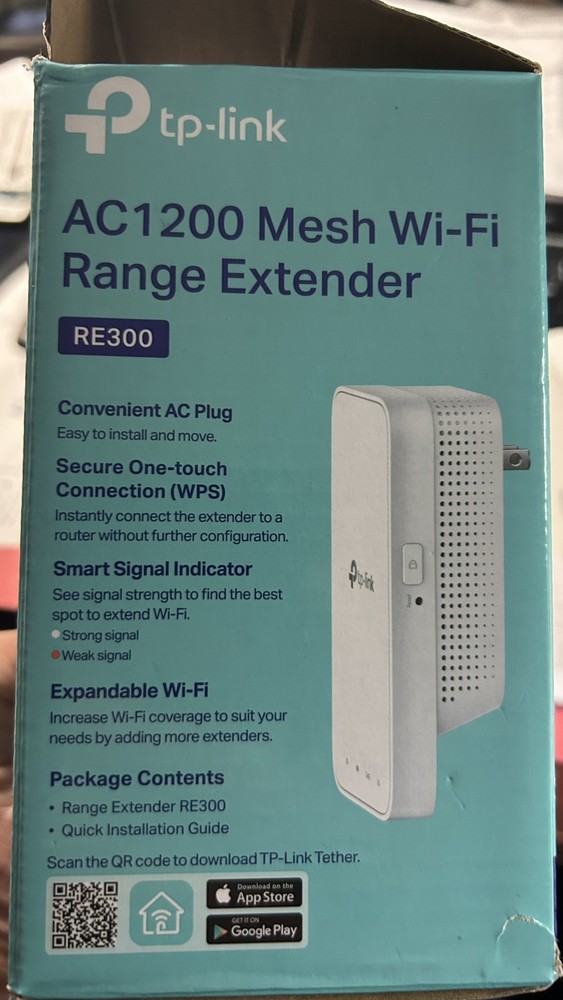TP-Link RE300 Mesh Wi-Fi Range Extender