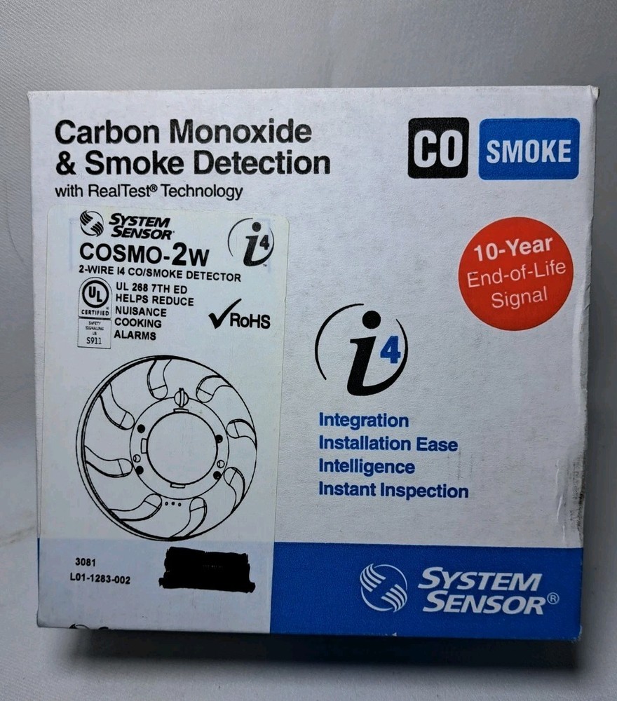 System Sensor COSMO-2W 2-Wire CO/Smoke Detector 14–32V