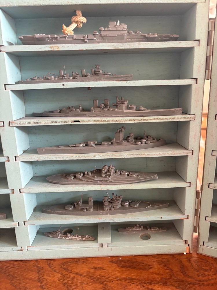 WWII Navy Ship Recognition Training Set - Named Lt Accotelli + 1943 Manuals