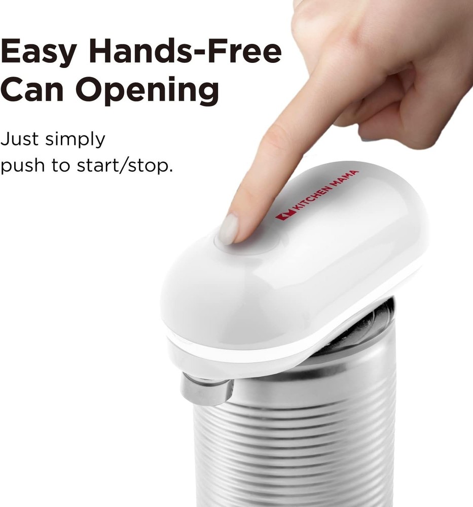 Smooth Edge Can Opener: Easy One-Press Operation