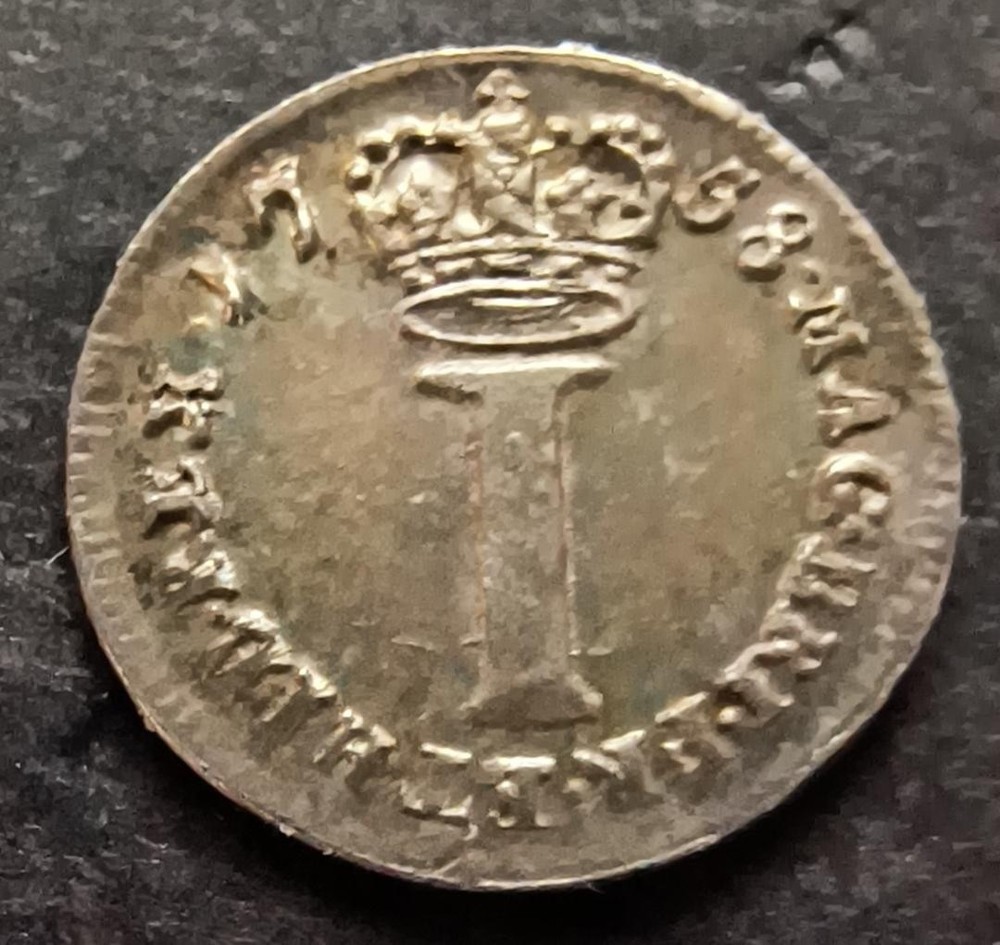 Great Britain George II Silver Penny 1758