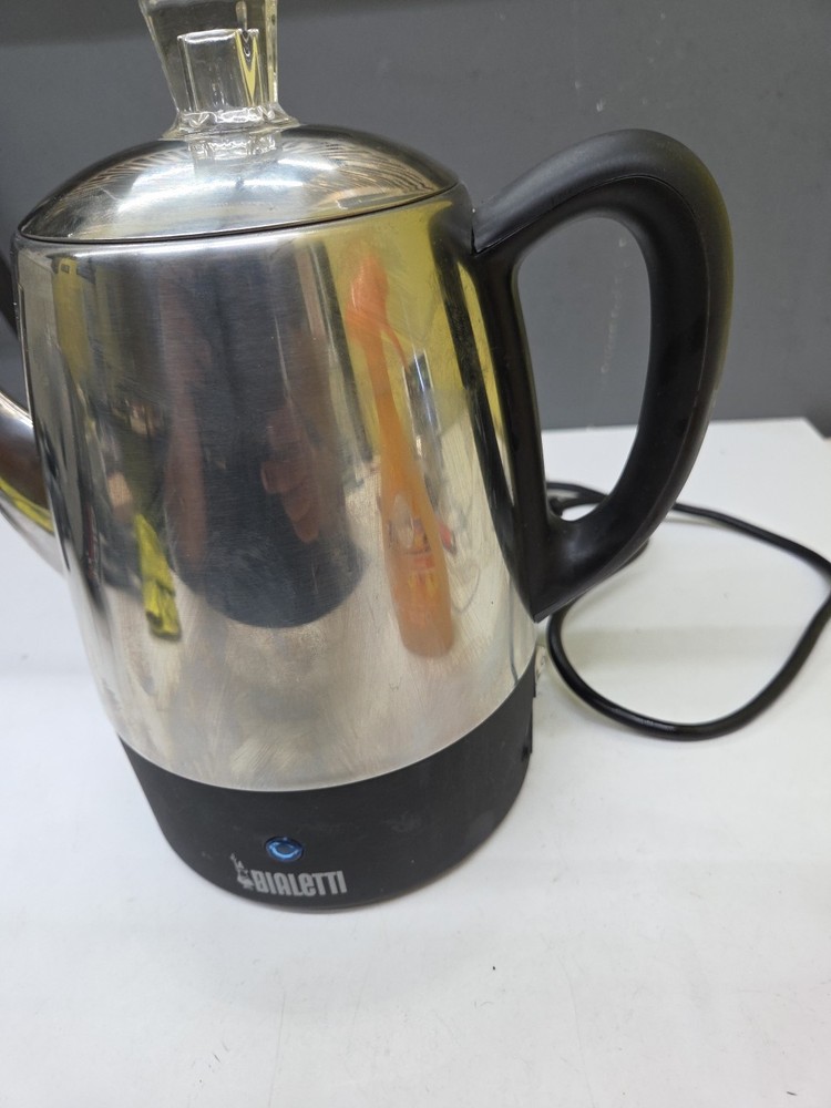 Bialetti DK04B 4 Cup Coffee Pot Percolator - Intertek 35009