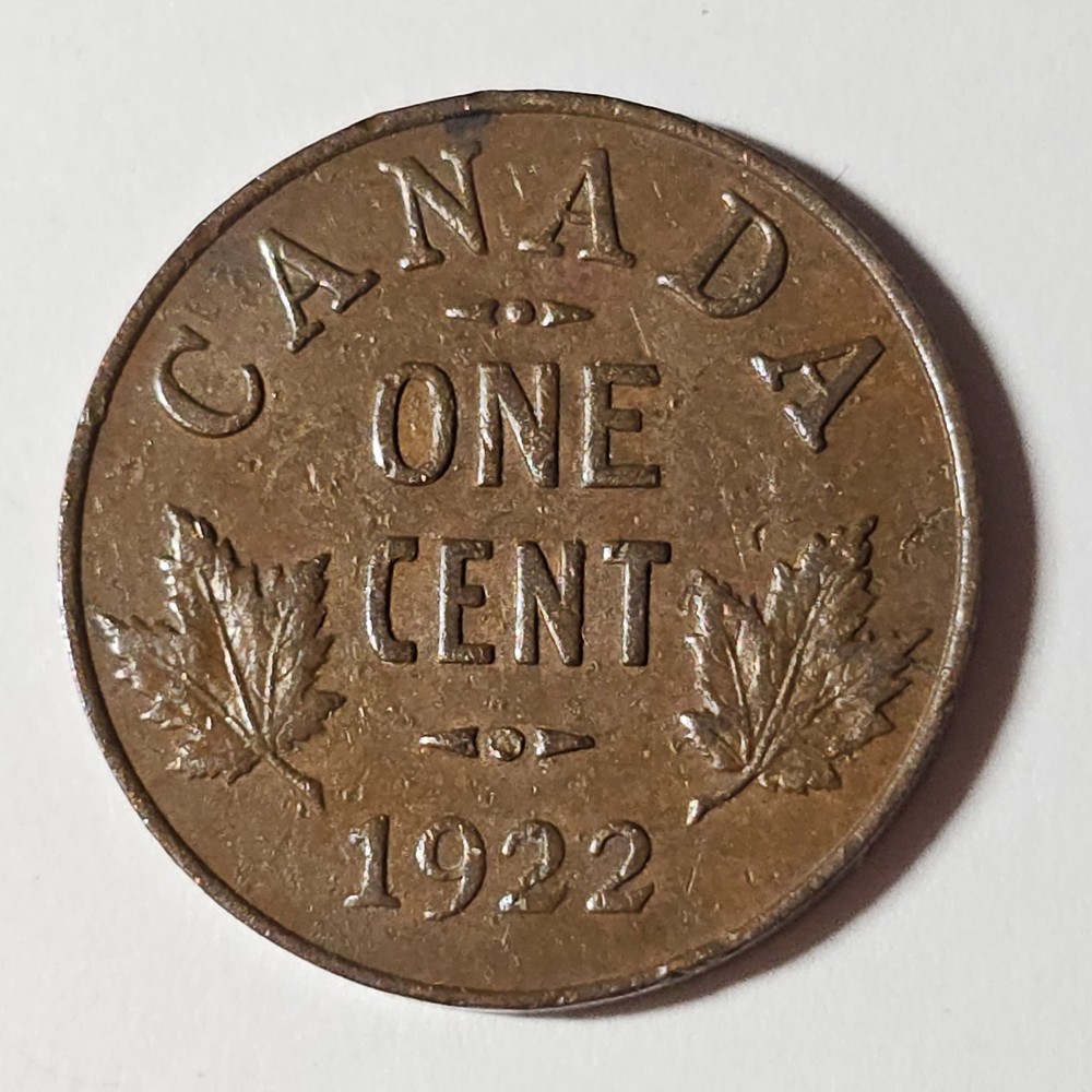 1922 Canada 1 one cent small penny - COMBINE - C1s-005