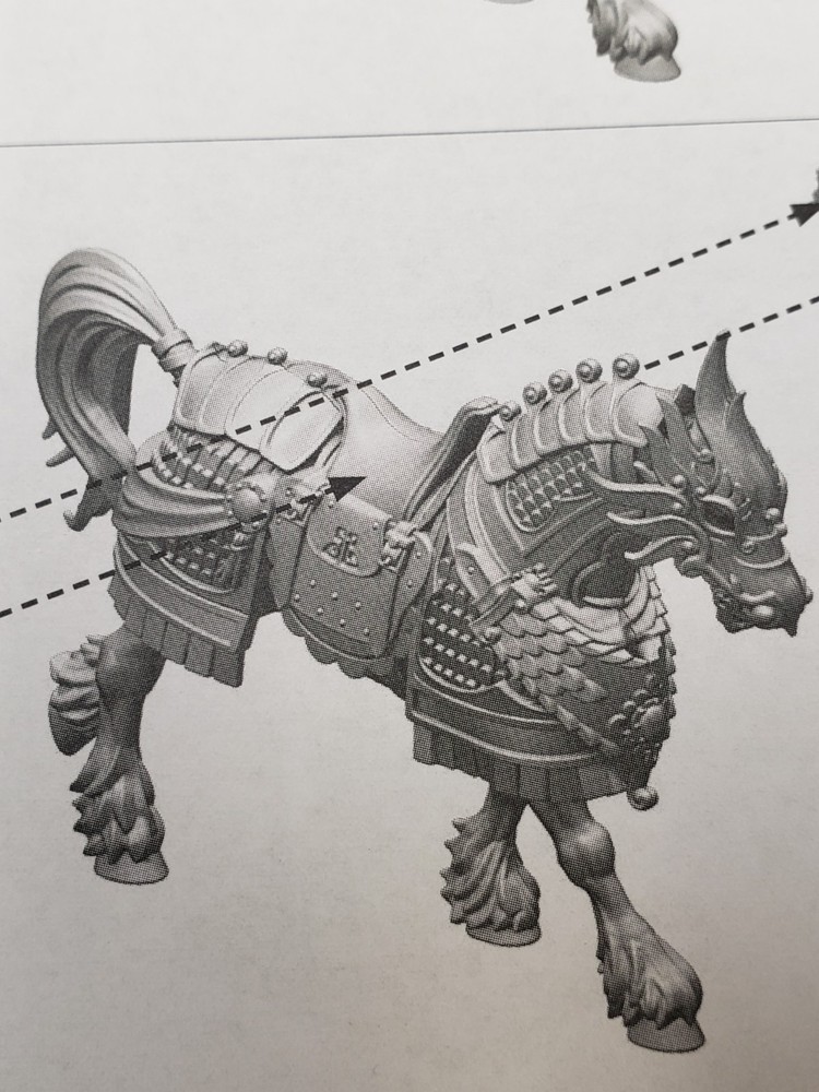 Warhammer Old World Cathay Bits Celestial Cities Gate Master Mount Horse